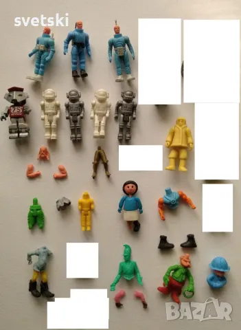 Стари играчки от шоколадови яйца - Киндер - Kinder Surprise, снимка 12 - Колекции - 32941271