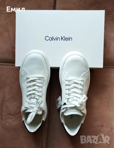Кецове Calvin Klein, естествена кожа, размер 42, снимка 3 - Кецове - 51047436