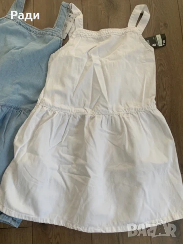 Дънкова бяла рокля 