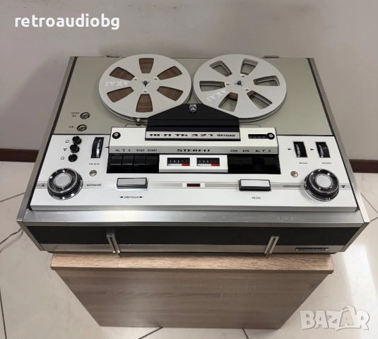 🔉Колекционерски ролков магнетофон Grundig TK-321 deluxe - нов🔉, снимка 8 - Декове - 52904828