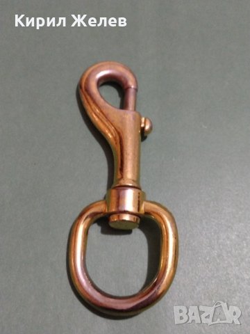 Интересен колекционерски ключодържател метален здрав златист - 8678, снимка 3 - Други - 31205777
