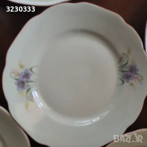 Порцеланови чинии плитки, снимка 6 - Чинии - 49752400