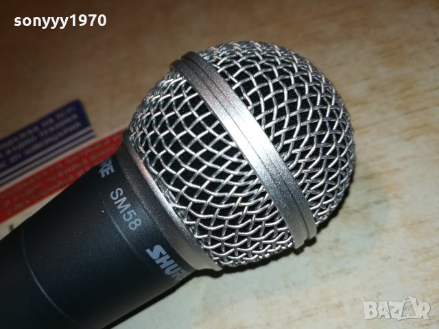 shure microphone sm58-внос швеицария, снимка 13 - Микрофони - 30910637