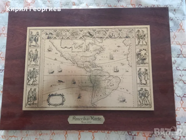 Amerika - Karte Anno 1636