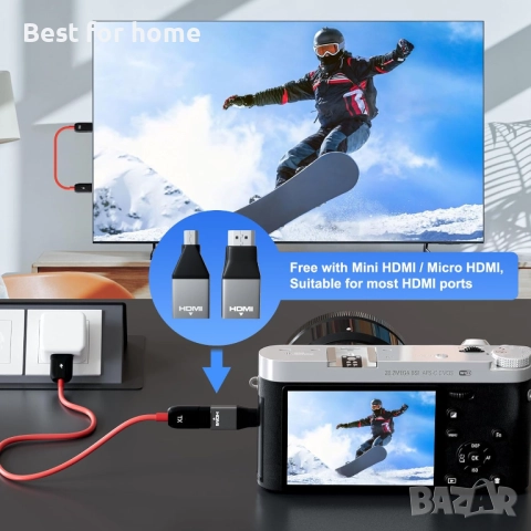 Безжичен HDMI предавател и приемник, снимка 5 - Друга електроника - 51501097