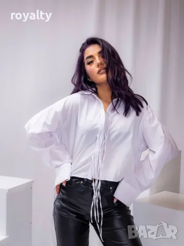 Бяла дамска риза, снимка 6 - Ризи - 50375166