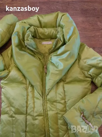 elisa cavaletti women green down jacket - дамско пухено яке М, снимка 5 - Якета - 48478956