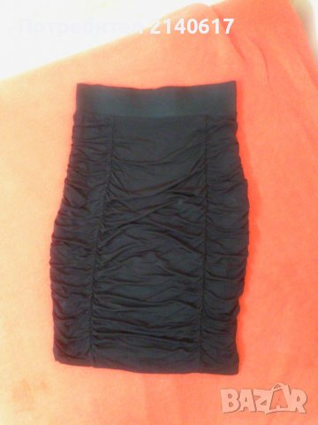 Еластична пола от Ликра с драперия на HM, N: 34, снимка 3 - Поли - 39837400