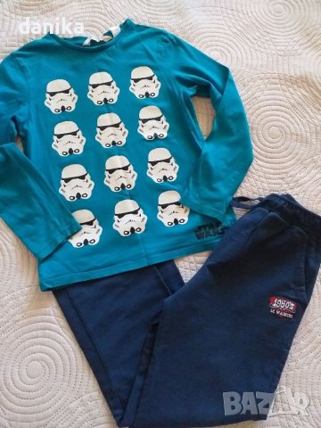 Спортен екип  , суичър , анцунг  , блуза H&M  Star Wors 122 / 128, снимка 3 - Детски анцузи и суичери - 38100436