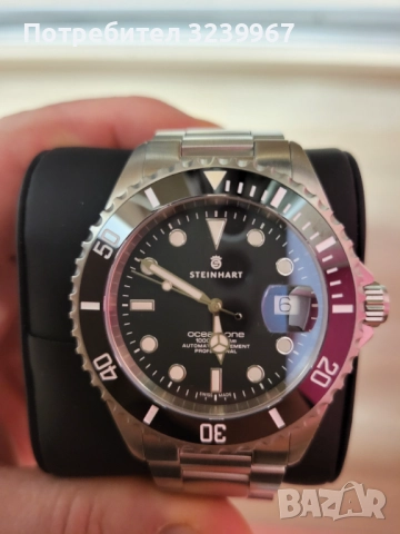 Продавам STEINHART Ocean One BLACK Ceramic Diver Watch, снимка 7 - Мъжки - 51444801