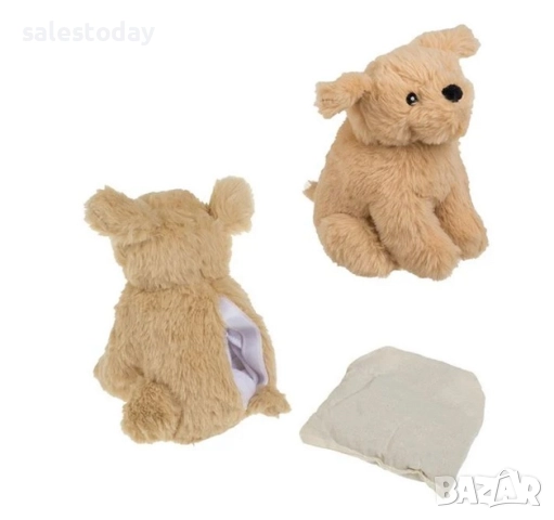 Термо играчка с керамични топченца, Плюшен куче или мече , Термофор, снимка 3 - Плюшени играчки - 52748153