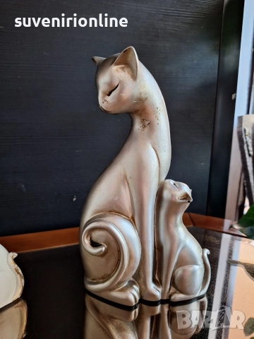 Декоративна статуетка котки , снимка 5 - Статуетки - 36220650