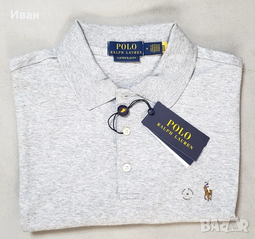 Нова оригинална фланелка Polo Ralph Lauren custom slim fit - размер  L, M - 100% памук