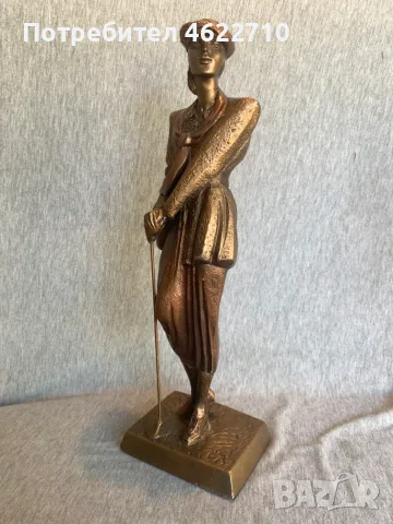 статуетка на голфърка, Austin Prod 1990 г., снимка 2 - Статуетки - 56158203