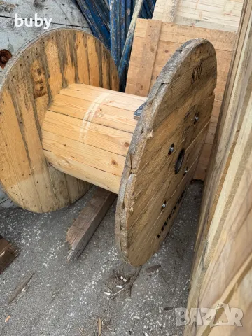 Дървена макара, различни размери, снимка 3 - Маси - 37871361