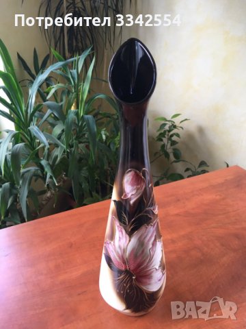 ПОРЦЕЛАН ВАЗА РИСУВАНА КРАСОТА ОГРОМНА