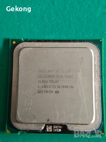 Двуядрен процесор Intel Celeron Dual-Core E1200 (1.60GHz, Socket LGA775)