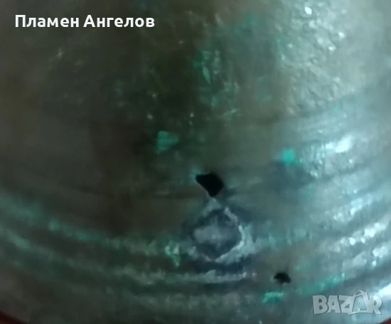 Стара бронзова камбанка, звънче, хлопка, снимка 6 - Други ценни предмети - 51332239