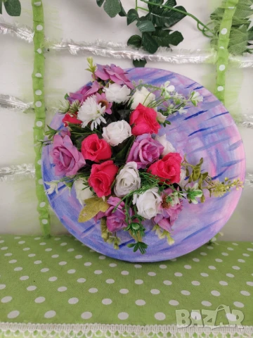 Флорално пано 30см , снимка 3 - Пана - 51010241