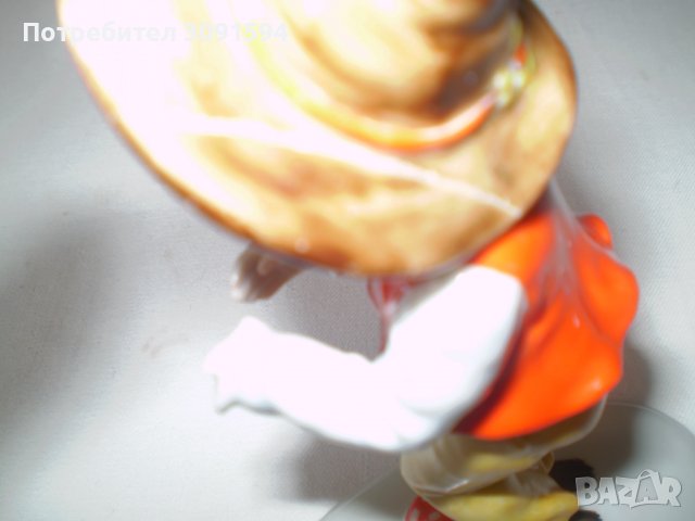    Рядка старинна порцеланова статуетка Metzler & Ortloff Момче Античен колекционерски , снимка 5 - Колекции - 38317930