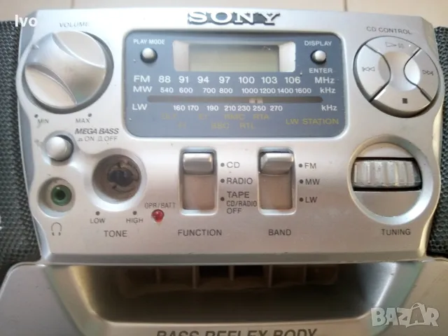 Радиокасетофон CD SONY CFD-V31L, снимка 4 - Радиокасетофони, транзистори - 47704947