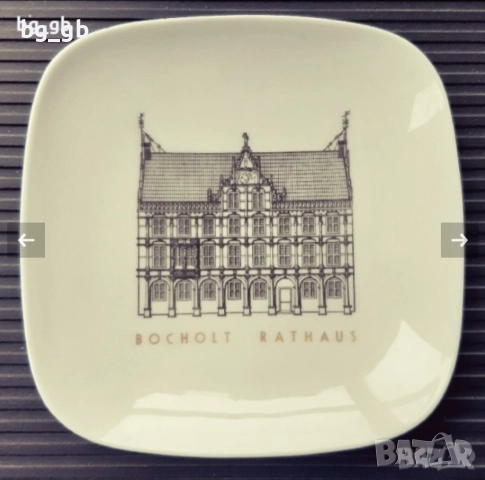 Сувенирна чиния от Munchen 1979 / BOCHOLT RATHAUS, снимка 4 - Декорация за дома - 35756234