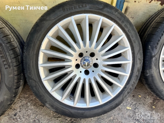 Пригинални джанти с гуми за Мерцедес 19ки, снимка 4 - Гуми и джанти - 51769774