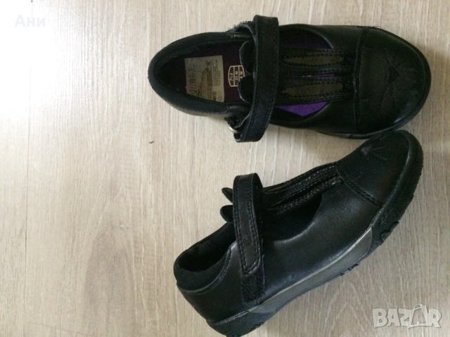 Черни мадамски обувки Clarks,естественна кожа.