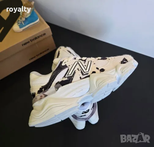 New Balance 9060 Черно-Бял Cow Print Нови Дамски Маратонки Ню Баланс с Кутия , снимка 6 - Маратонки - 56135212