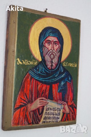 икона на свети Антоний, снимка 6 - Икони - 33982188