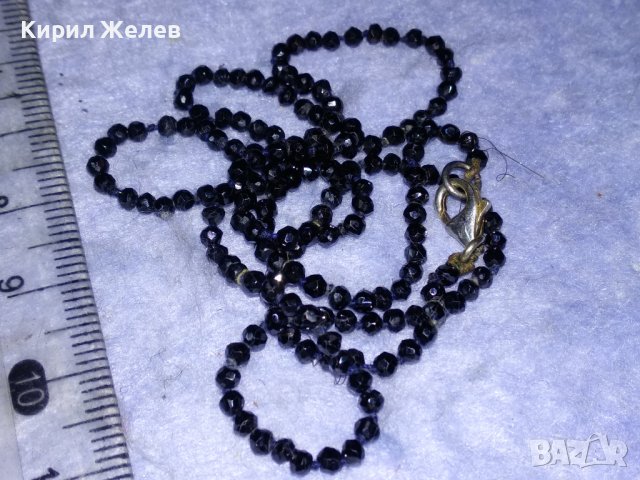 ПРЕКРАСНО СКЪПОЦЕННО АР ДЕКО СТИЛ КОЛИЕ - ФАСЕТИРАНИ ИСКРЯЩИ МАРКАЗИТИ и СРЕБРО 925 ЗАКОПЧАЛКА 21636, снимка 11 - Колиета, медальони, синджири - 40574796