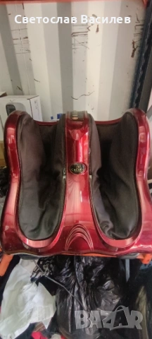 Масажор за крака Casada употребяван с вибрационен и въздушен масаж