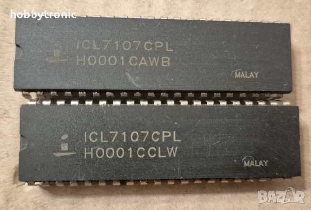 ICL7107 3.5 digit LED ADC, снимка 2 - Друга електроника - 43404302