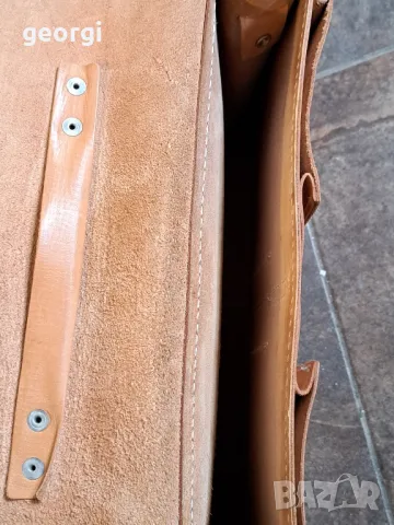 бизнес чанта за през рамо от естествена кожа 8/3, снимка 6 - Чанти - 50410362