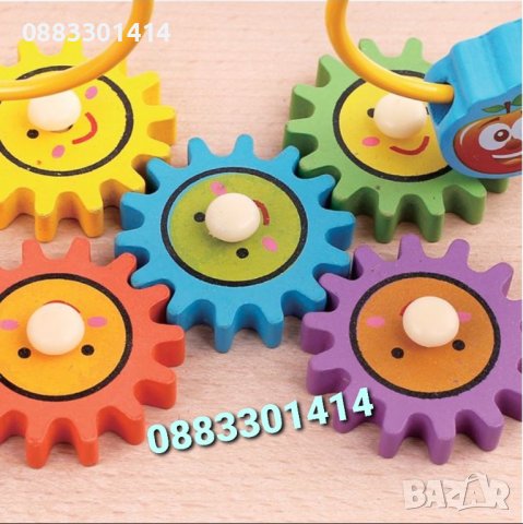 Дървена игра Пъзел с топчета Голям , снимка 3 - Игри и пъзели - 39835283