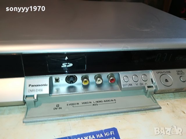 panasonic dmr-eh56eg-s HDD/DVD внос germany 0408212144, снимка 5 - Плейъри, домашно кино, прожектори - 33725807