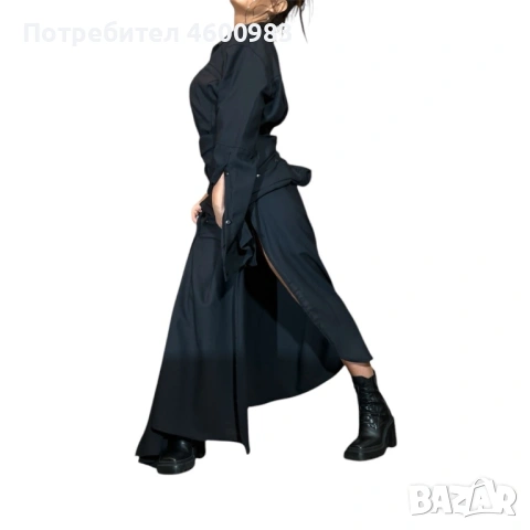 Рокля черен текстил, снимка 7 - Рокли - 54193510