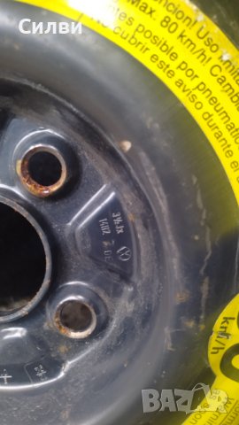 Патерица за Фолксваген Vw Поло Голф 3 и др. 4х100 57мм 105/70 R14 резервна гума Polo, снимка 9 - Гуми и джанти - 31544045