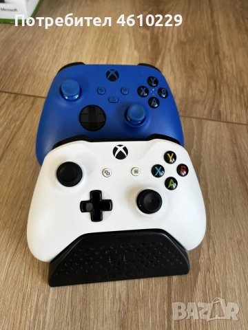 Xbox One S 1TB + 2 контролера + 5 игри + зарядна станция + кутия, снимка 3 - Xbox конзоли - 55846454