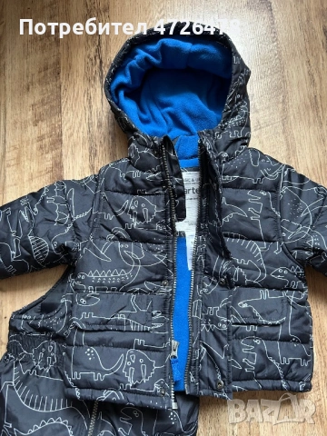 Бебешки зимен комплект(гащеризон и яке) Carter’s 18m, снимка 4 - Бебешки ескимоси - 53326239