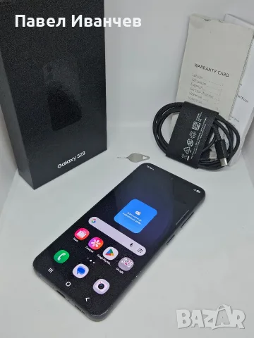 Samsung Galaxy S23 5G 128Gb/8Ram Black + Подарък кейс