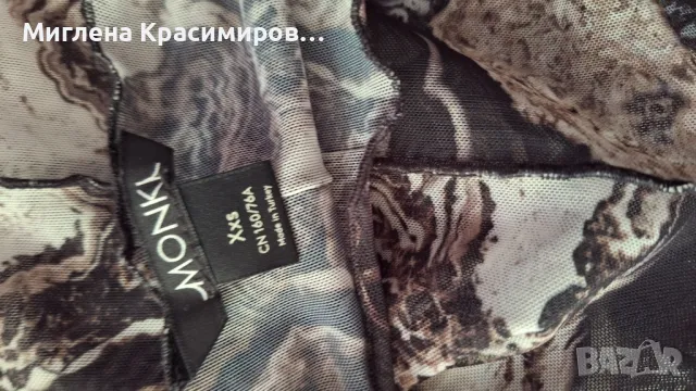 Тюлена блузка, снимка 4 - Блузи с дълъг ръкав и пуловери - 50389751