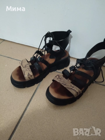 Сандали естествена кожа , снимка 2 - Сандали - 53301484