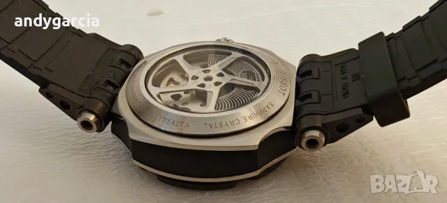 TISSOT T-RACE AUTOMATIC CHRONOGRAPH T115.427.27.061.00 като нов с кутия 100% оригинален, снимка 17 - Мъжки - 47965943
