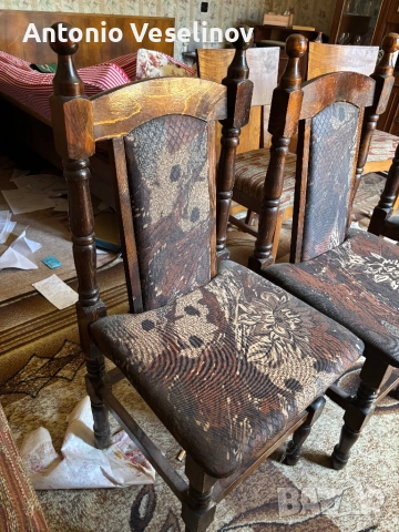 Дървени столове 3 броя, снимка 3 - Столове - 54304561