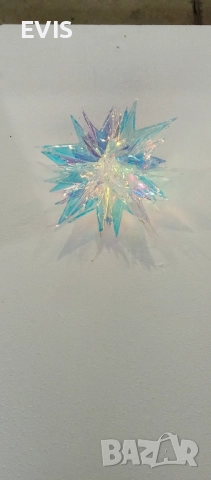 3D Коледна украса – снежинка, звезда, топка с отблясъци, снимка 2 - Други - 51932790