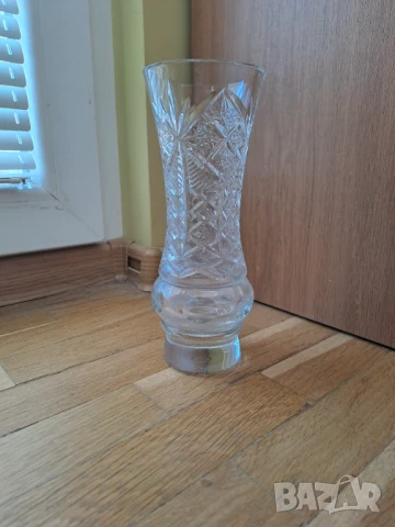 Кристална ваза, снимка 3 - Вази - 50892519