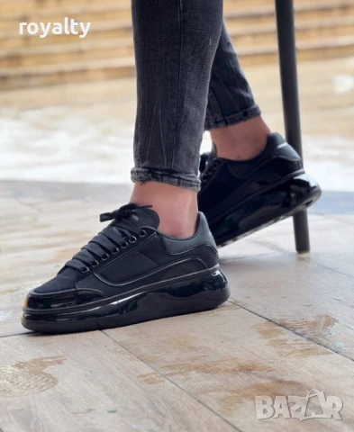 Мъжки черни маратонки 