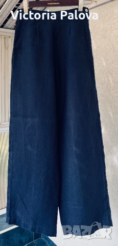 Ултра модерен ленен панталон JACKPOT BY CARLI GRY, снимка 3 - Панталони - 52085720