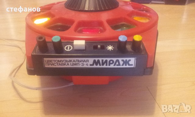 Руска цветомузика МИРАЖ ЦПМ.3.4 с корона от оптично влакно , снимка 3 - Други - 40783118